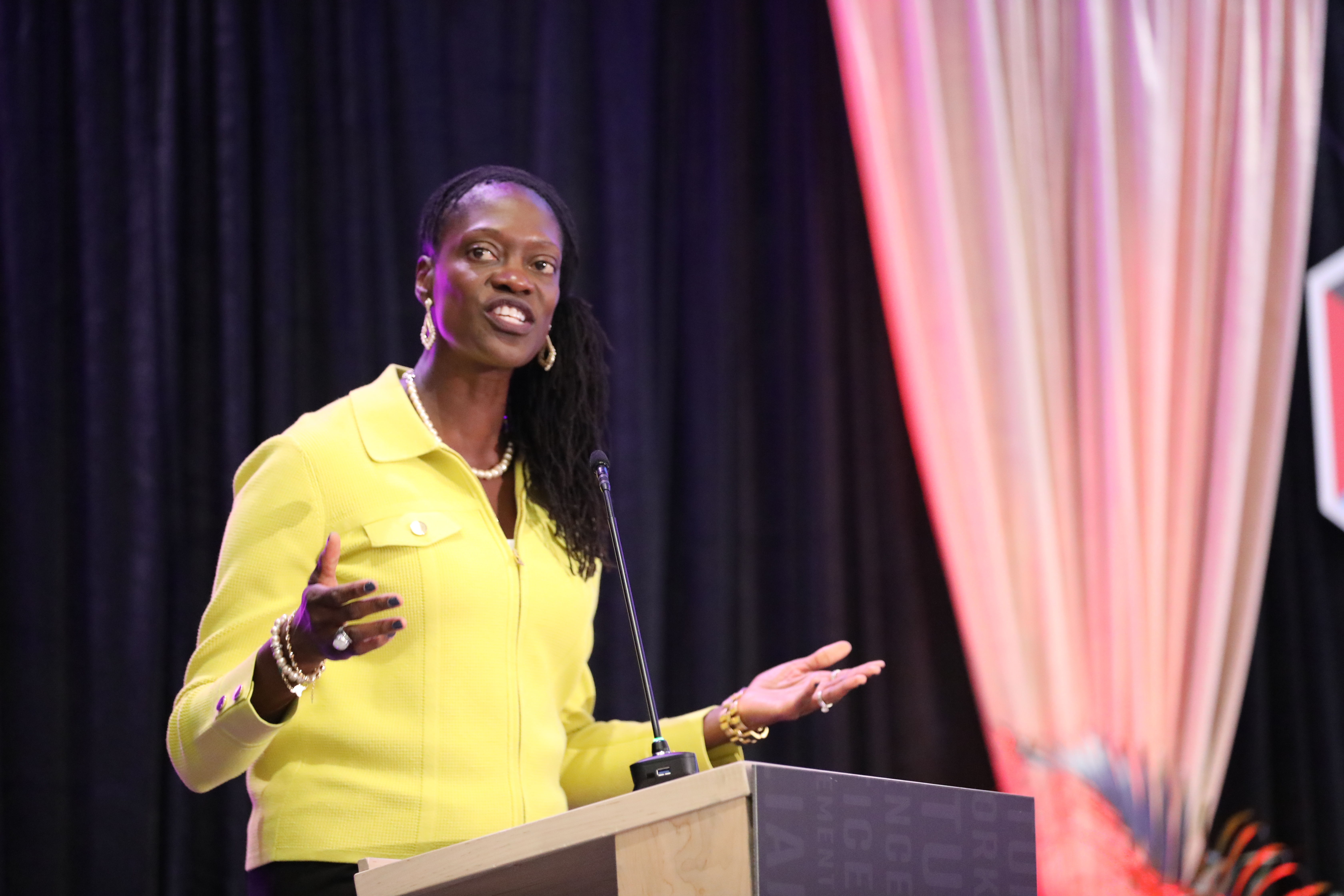 Dr. Kinloch Speaking at State of Black Health Event