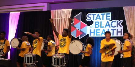 皇冠体育 Band at the State of Black Health Event