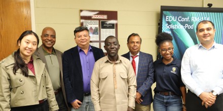 Group shot with Dr. Eugene Okyere-Kwakye
