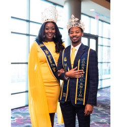 98th Miss 皇冠体育, Jessica McDonald, and 14th Mister 皇冠体育, Kameron Sanders