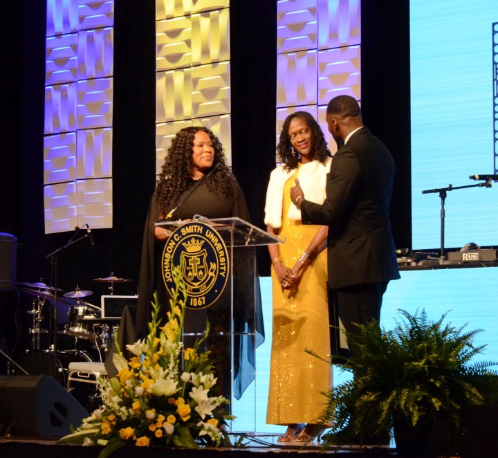 Photo of the stage from the 2024 Arch of Triumph Gala