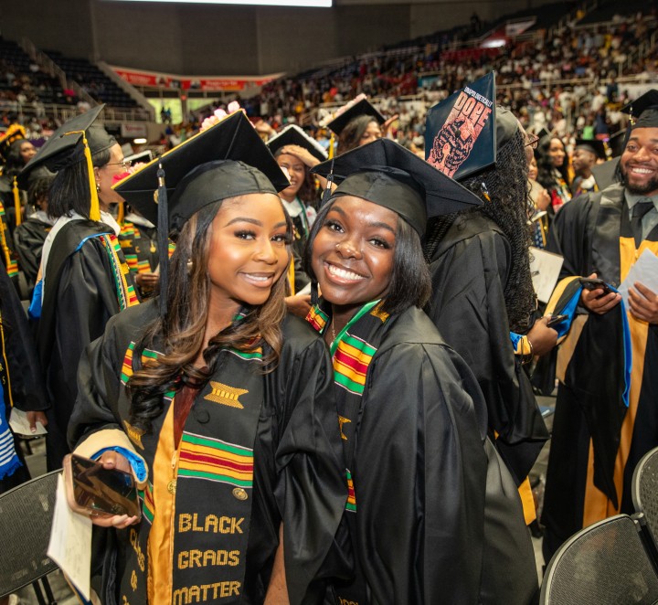 Graduates at Commencement