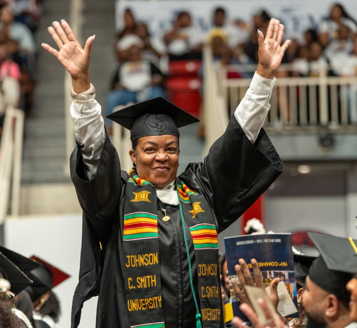 Graduates at Commencement