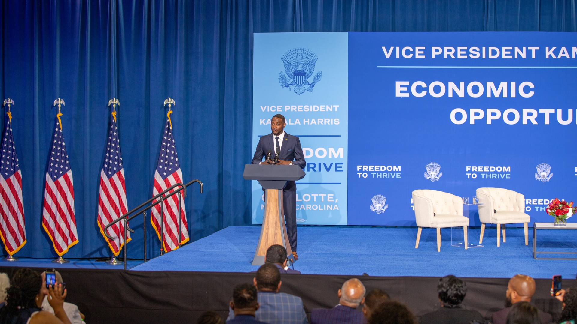 Bakari Sellers introduces the Vice President