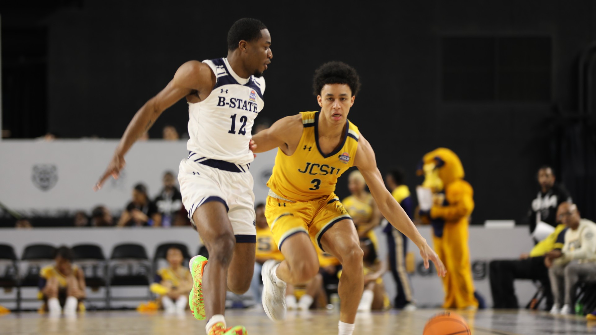 Ford Cooper on the court during the 2025 CIAA Basketball Tournament