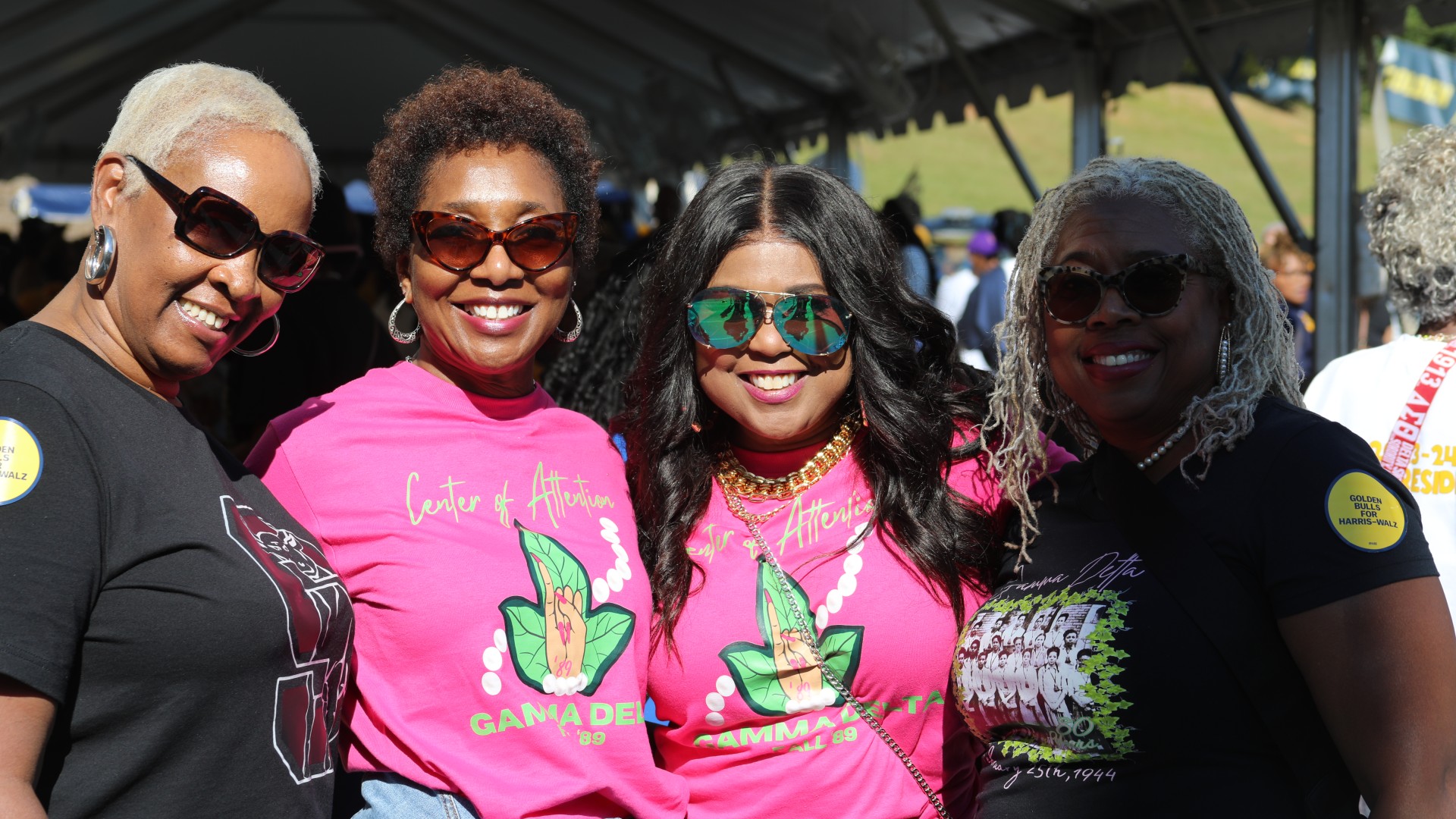 AKAs posing with members of DST