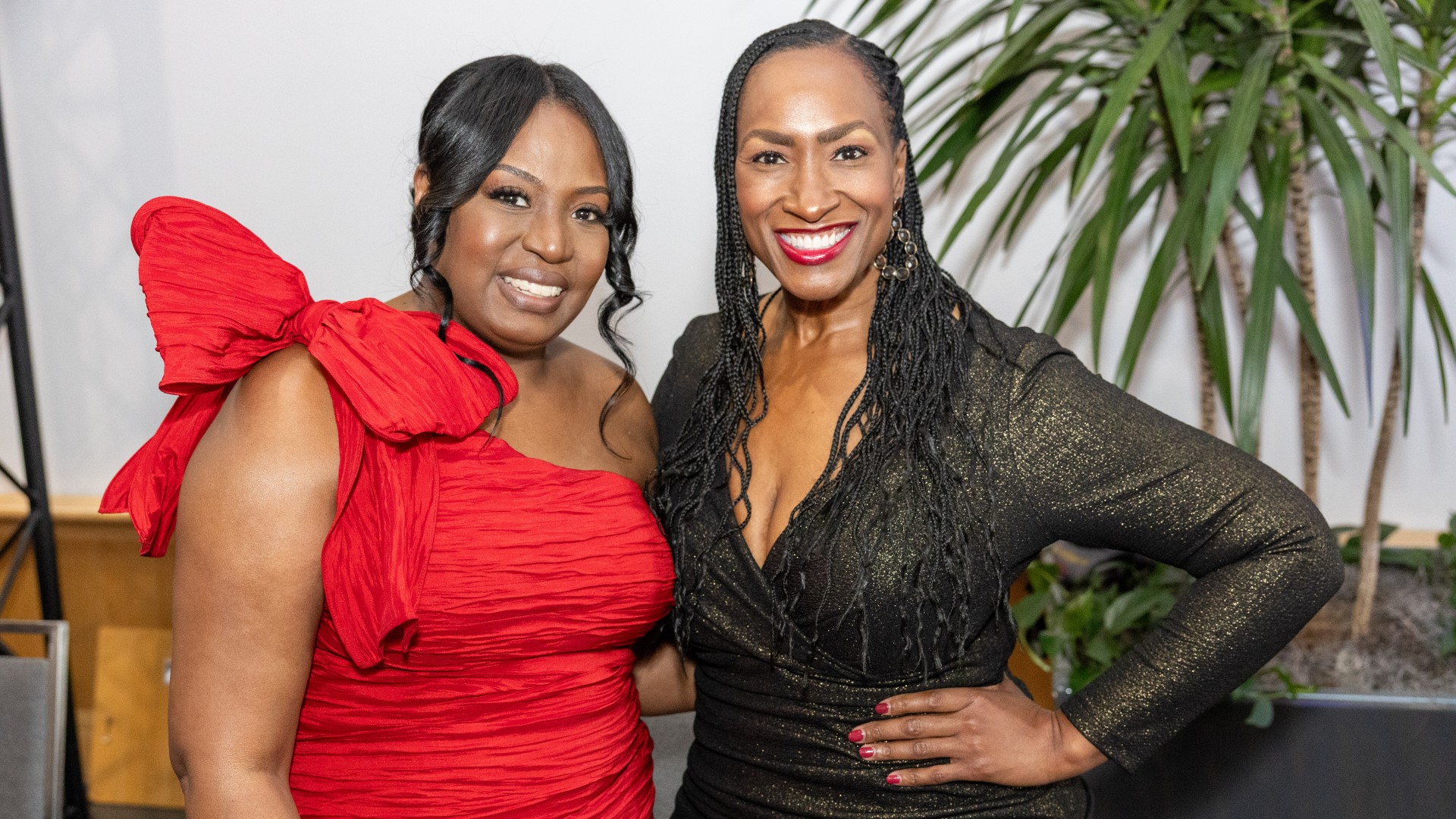 Darlene Dorceus and Dr. Woods