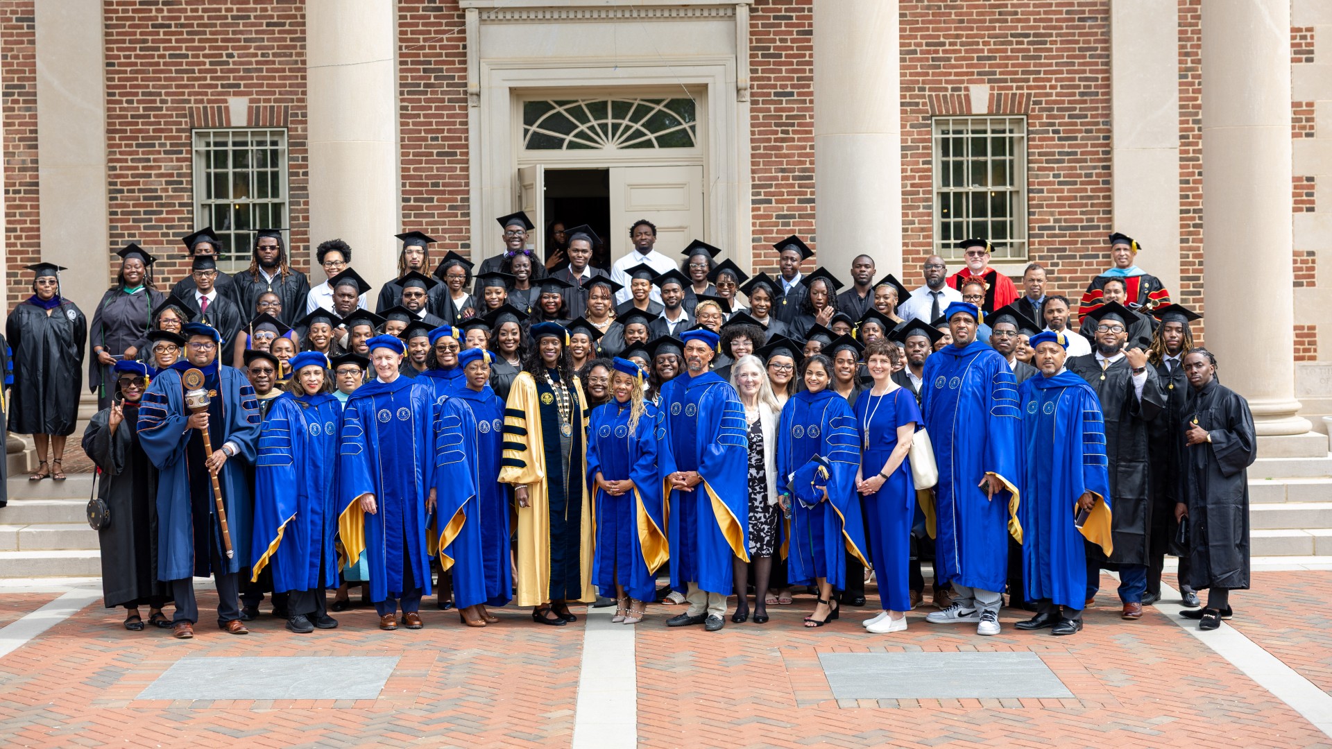 Group Shot of students and faculty after Founders' Day Convocation 2025