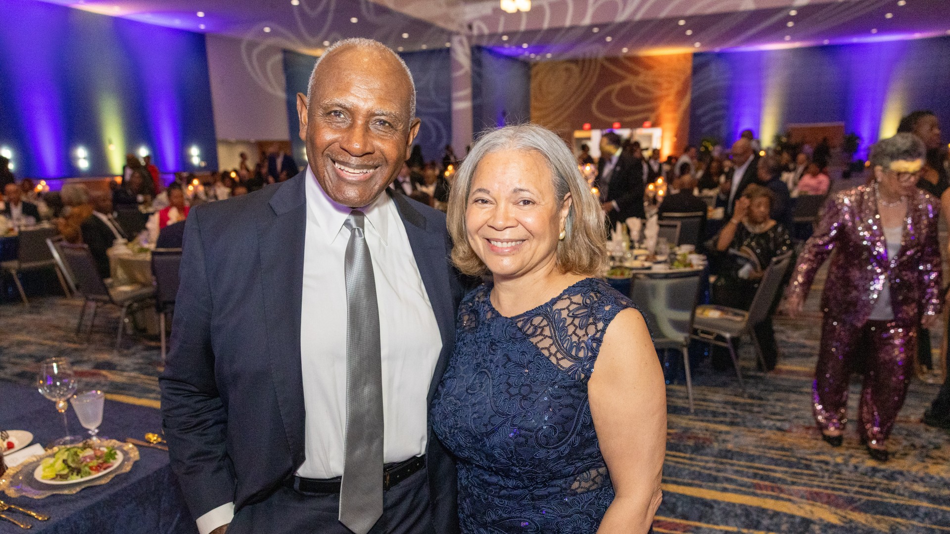Former Charlotte Mayor Harvey Gantt and current Mayor Vi Lyles