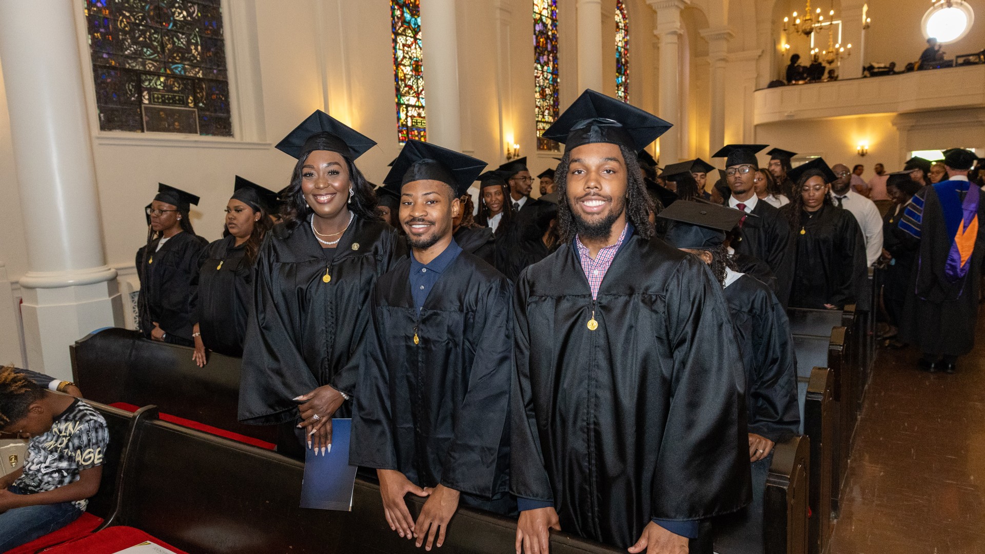Students at the Founders' Day Convocation