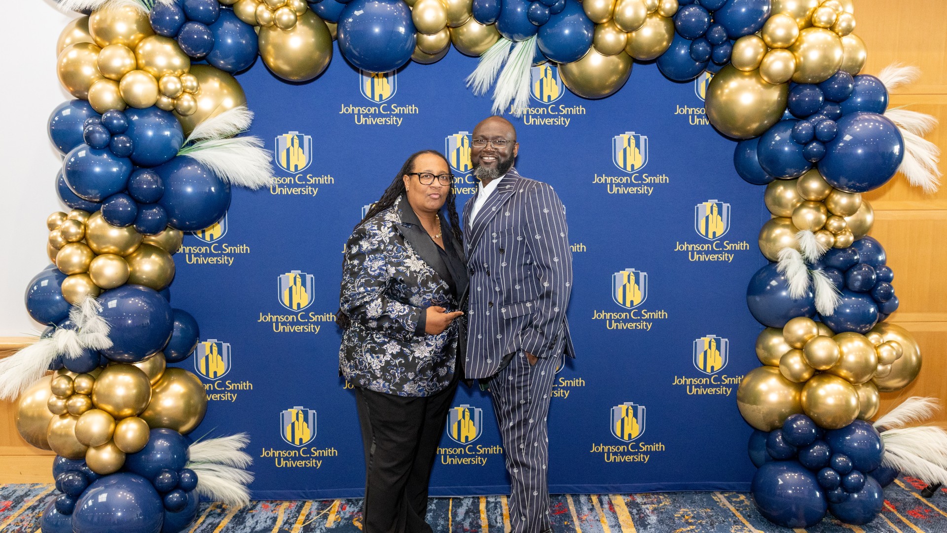 Partygoers from the AOT gala