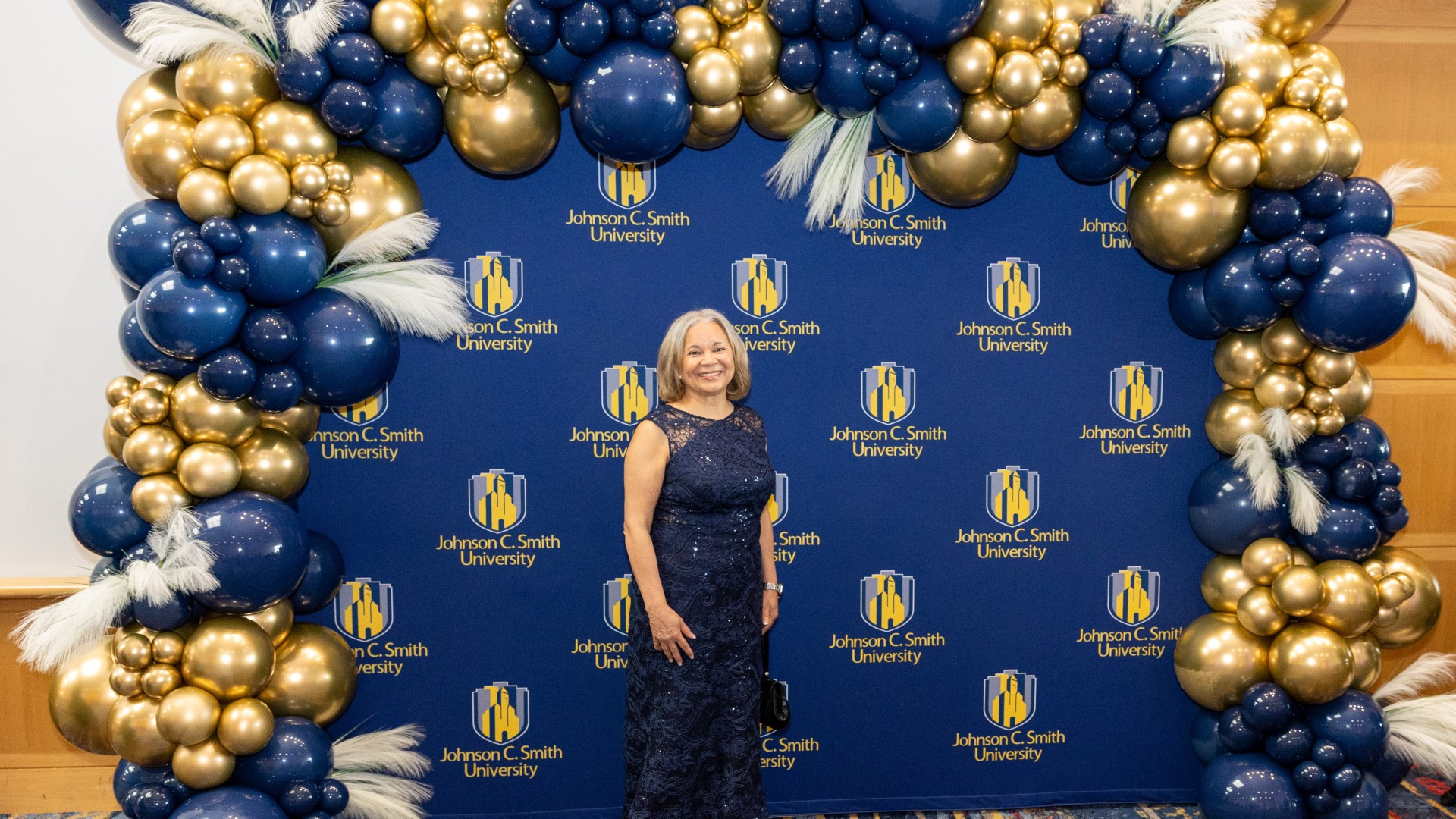 Mayor Vi Lyles at the Step and Repeat
