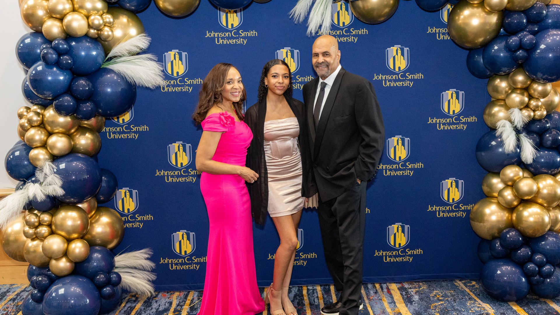 Partygoers from the AOT gala