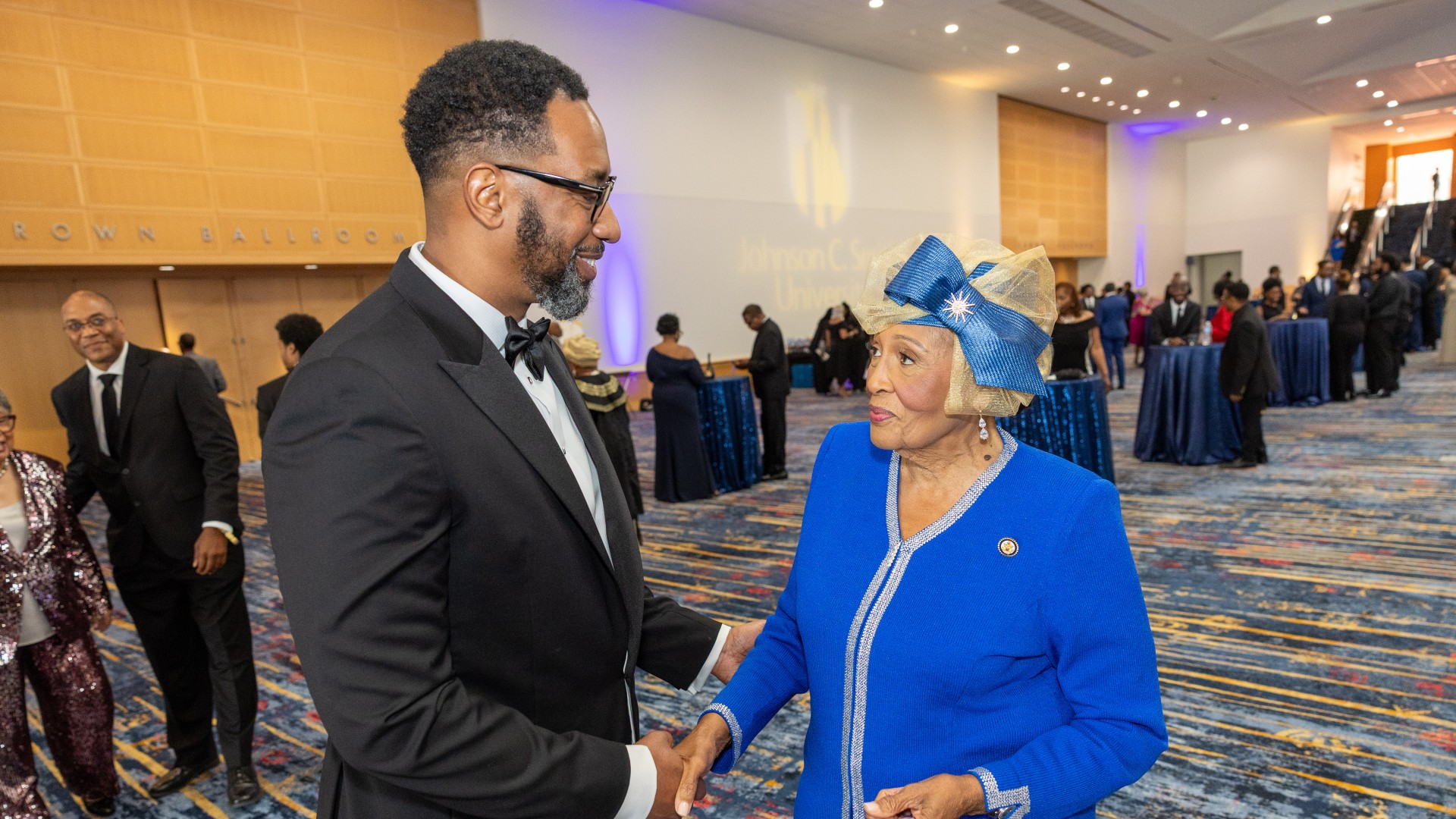 Lex Bibs and Congresswoman Alma Adams